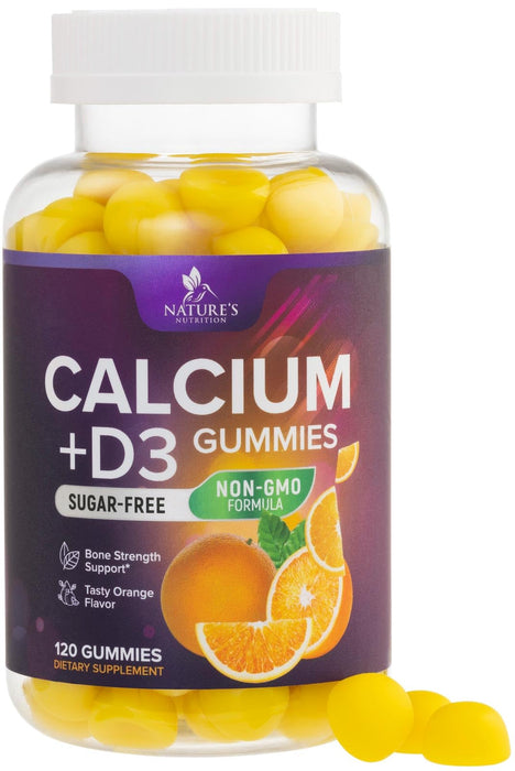 Chewable Calcium – 400 IU – 120 Gummies