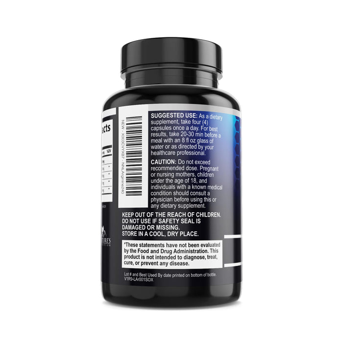 Nitric Oxide Formula with L-Arginine + Citrulline – 3000mg – 240 Capsules