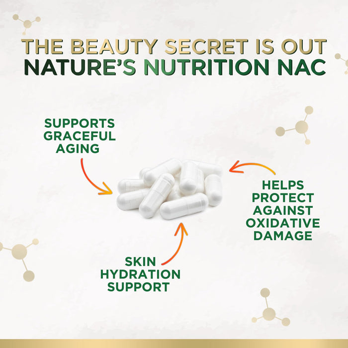 NAC Supplements N-Acetyl L-Cysteine (NAC) 1200 mg - NAC Supplement for Lung Health & Immune Support, Liver Support & Antioxidants, Freefrom N-Acetylcysteine, Gluten Free, Non-GMO, 120 Veggie Capsules