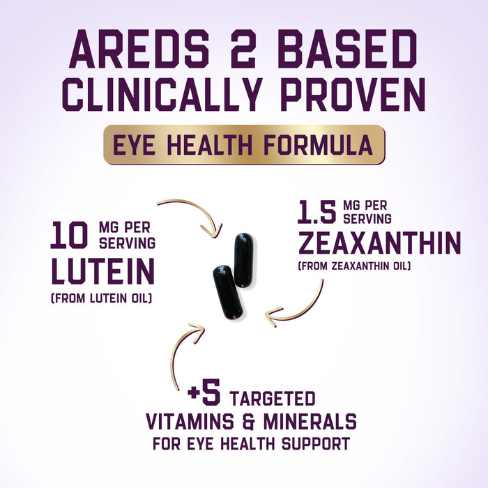 Eye Vitamins with Lutein & Zeaxanthin – 120 Capsules
