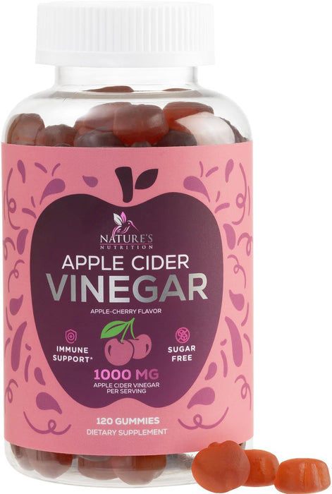 Vegan Apple Cider Vinegar Gummy 1000mg – 120 Gummies