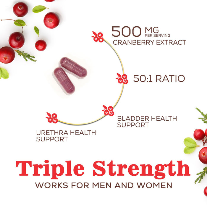 Cranberry 25,000mg – 60 Capsules