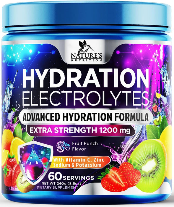 Hydration Replenisher Daily Electrolyte Drink Mix – 60 Servings