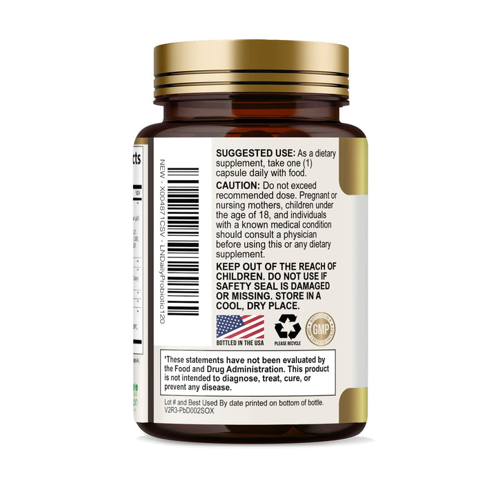 Probiotics 50 Billion CFU + 10 Strains – 120 Capsules