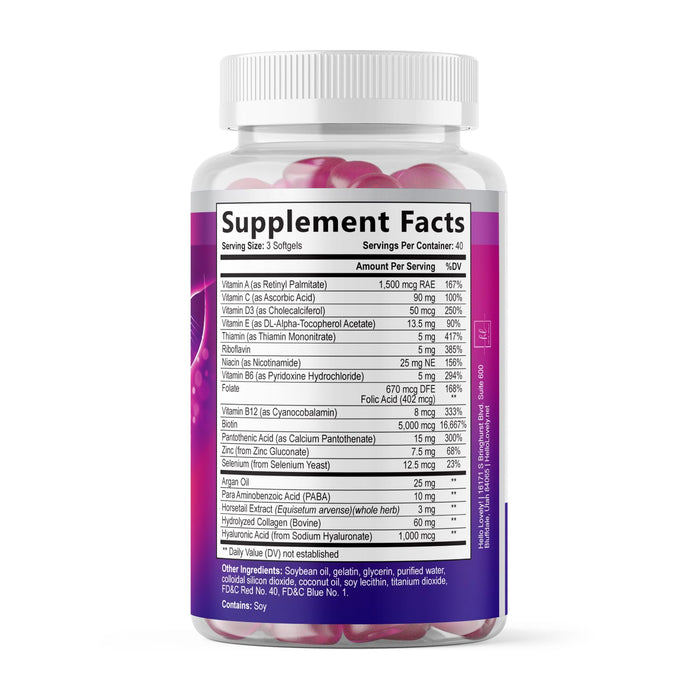 Hair – 5000mcg – 120 Softgels