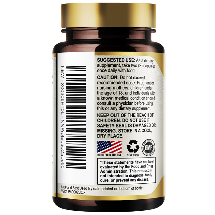 Probiotics – 100 Billion CFU – 60 Capsules
