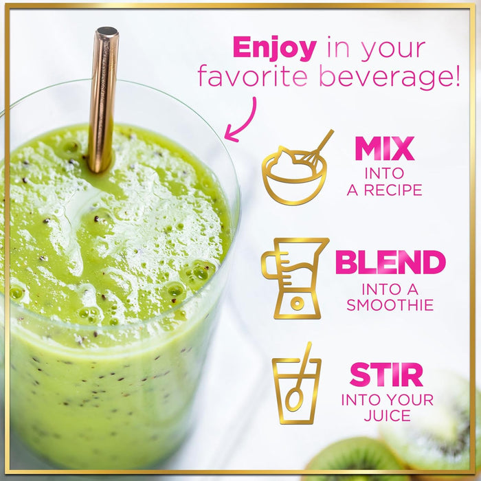 Hello Lovely! Greens Blend Superfood - Super Greens Powder Smoothie Mix, Energy & Digestive Health Support w/Probiotics, Organic Spirulina, Chlorella, Beet Root, Vegan Green Powder - 28 Servings