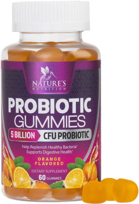 Daily Probiotic Gummies – 5 Billion CFU – 60 Gummies