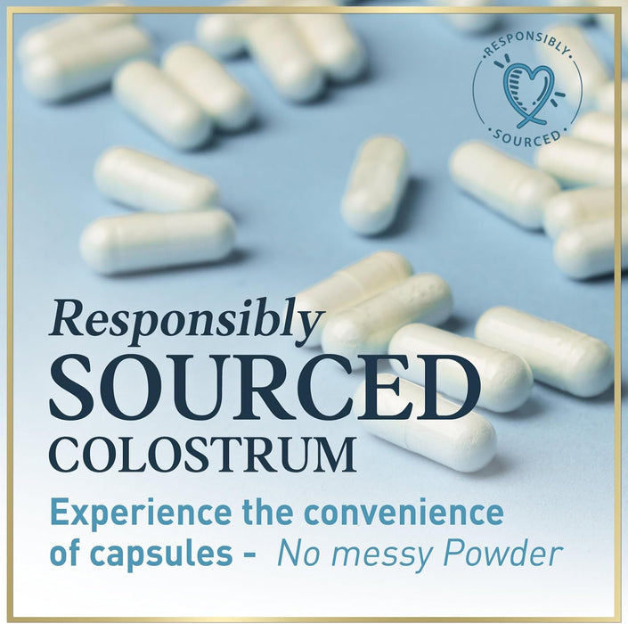 Colostrum for Women 1000mg 20% Immunoglobulins - Gut Health, Immune Support, Muscle, Skin & Hair Growth, Bottled in USA, Bovine Colostrum Powder, Colostrum Supplement for Women & Men