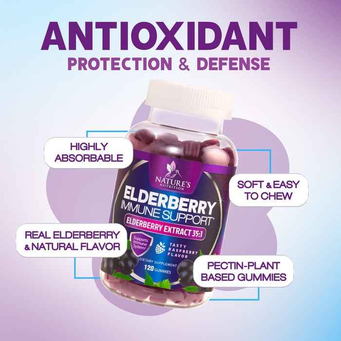Elderberry – 4200mg – 120 Gummies
