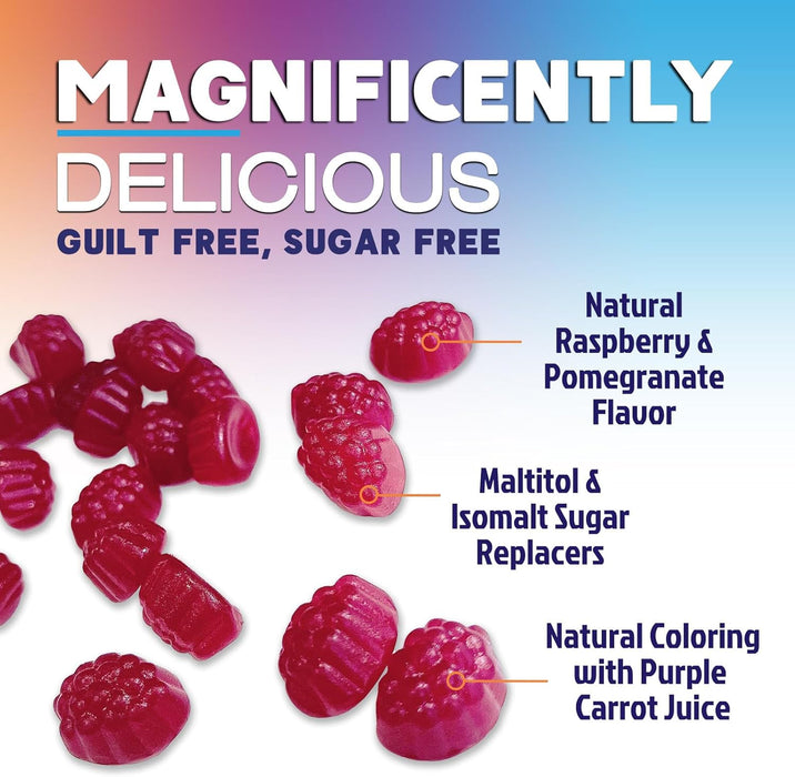 Magnesium Citrate Supplement Gummies Sugar-Free, High Absorption Magnesium Gummy Supplements for Women & Men, Supports Sleep, Heart Health, Bones and Muscles, for Relaxation & Digestion