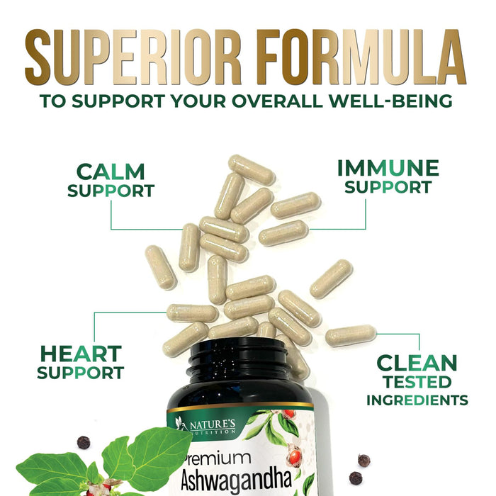 Ashwagandha Capsules – 2100mg – 120 Capsules
