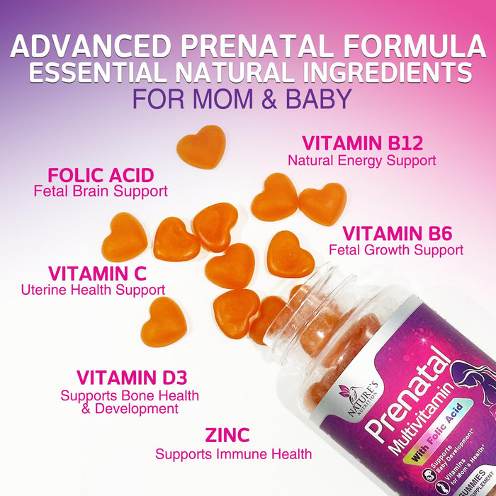 Prenatal Vitamins for Women Gummies – 1335mcg – 120 Gummies
