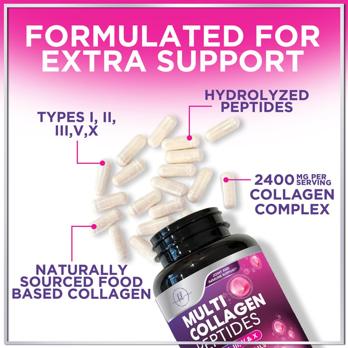 Multi Collagen Peptides – 120 Capsules
