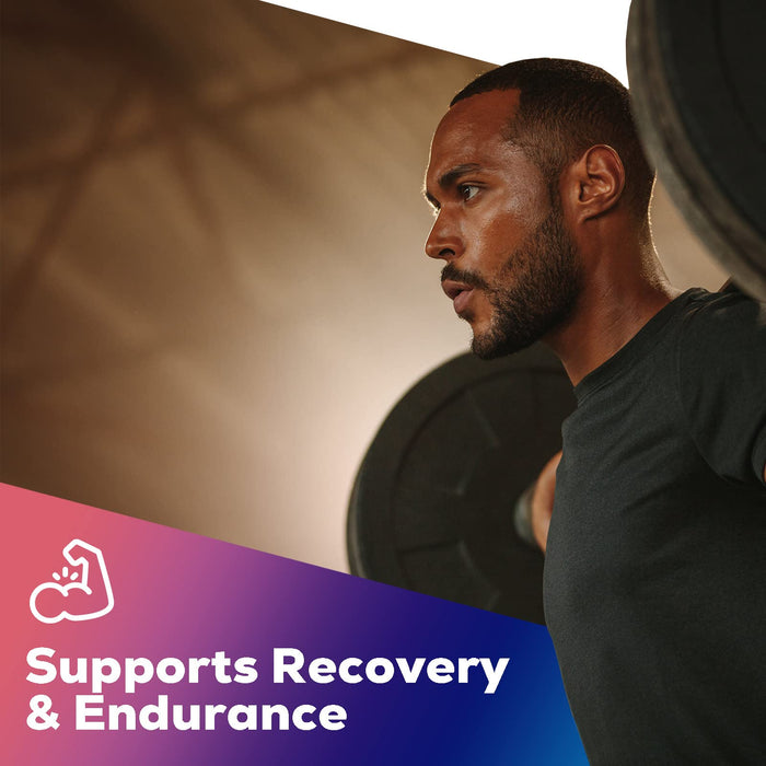 Muscle Recovery Drink Powder with BCAA, L-Glutamine & Amino Acids - Best Muscle Recovery Supplements for Post Workout - Sugar Free, Branched Chain Amino Acid Supplement for Women & Men - 45 Servings