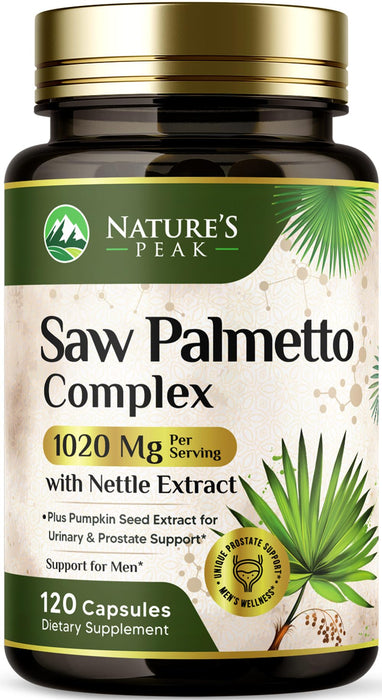 Saw Palmetto for Men Prostate – 120 Capsules