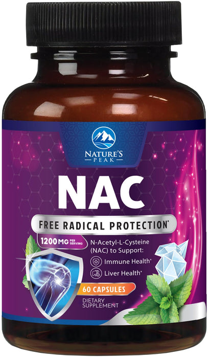 N-Acetyl Cysteine (NAC) 1200 mg – 60 Capsules