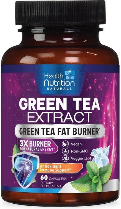 Green Tea Extract Capsules with EGCG – 1300mg – 60 Capsules