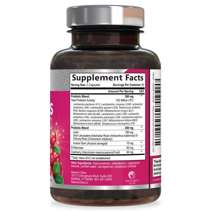 Probiotics For Women 50 Billion CFU – 120 Capsules