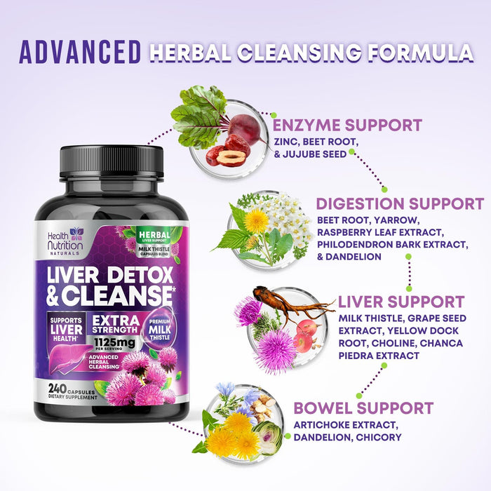 Liver Support Formula – 240 Capsules
