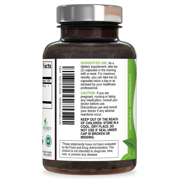 Green Tea Extract Capsules with EGCG – 1000mg – 120 Capsules