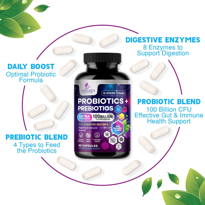 Probiotics 100 Billion CFU – 60 Capsules