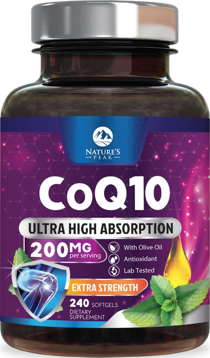 CoQ10 200mg – 240 Softgels