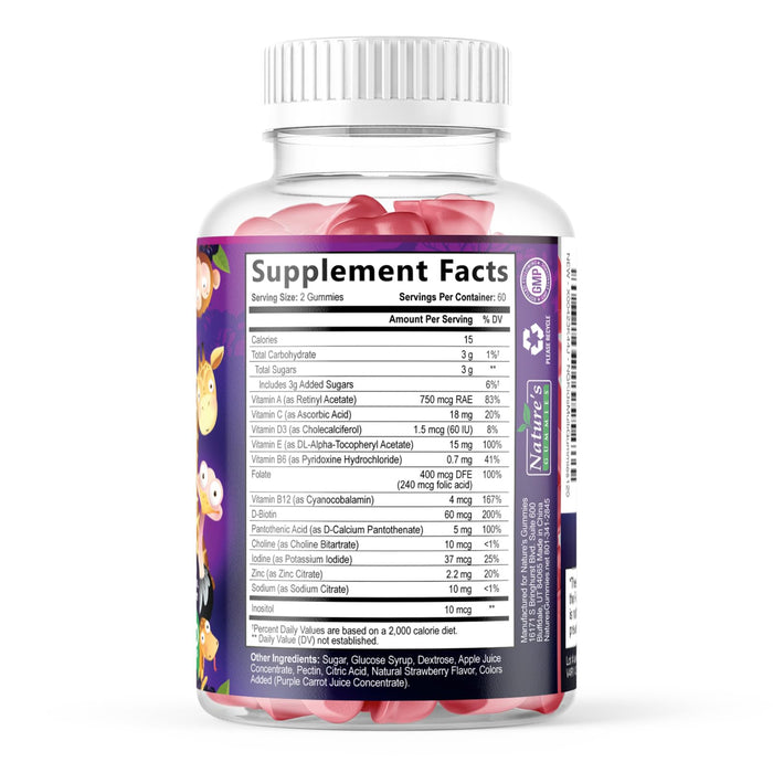Multivitamin for Kids Gummies with Vitamin C – 120 Gummies