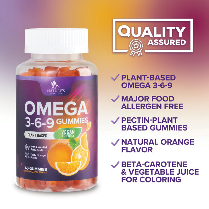 Omega-3 6 9 Vegan Gummies – 60 Gummies
