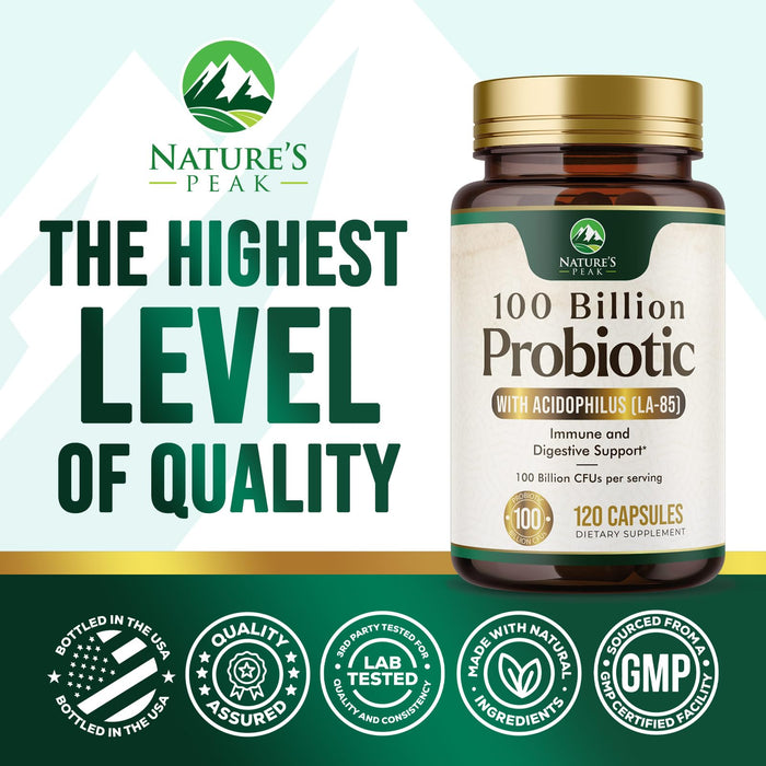 Women’s Daily Probiotic – 100 Billion CFU – 120 Capsules