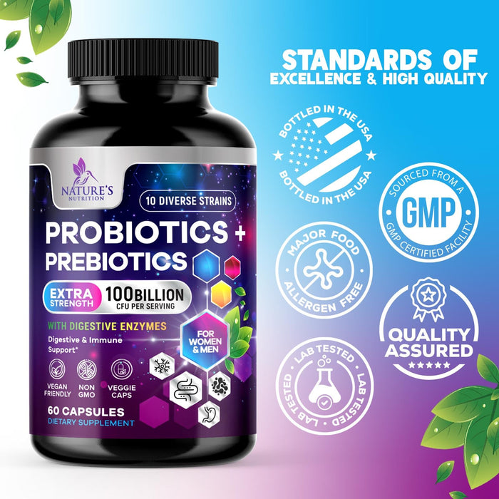 Probiotics 100 Billion CFU – 60 Capsules