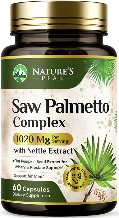 Saw Palmetto for Men Prostate – 60 Capsules