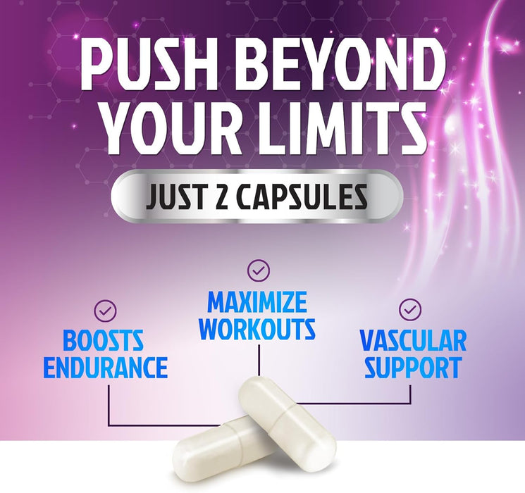 L-Arginine 1000mg Supplement Supports Heart Health - Premium Muscle Supporting Nitric Booster for Strength & Energy to Train Harder - Non-GMO, Gluten-Free Amino Acid Blend