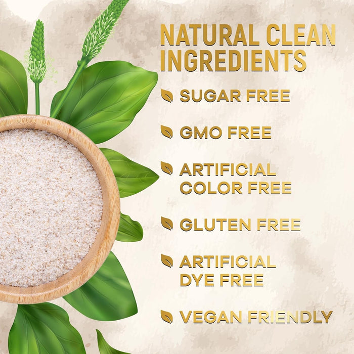 Nature's Nutrition - Psyllium Husk Capsules 1500mg, Non-GMO Gluten Free Digestive Support Natural Fiber Supplement