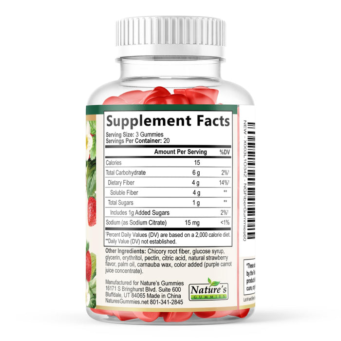 Fiber Gummies – 60 Gummies