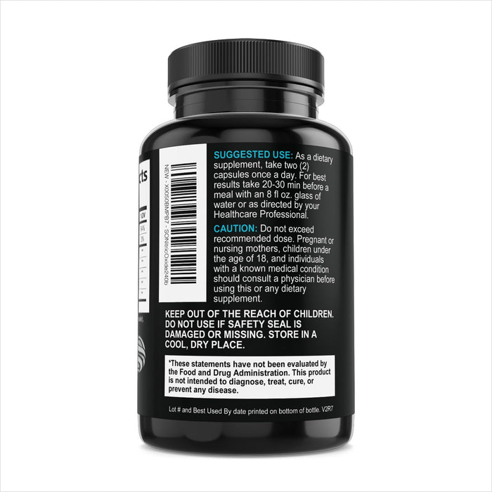 Nitric Oxide Booster with L-Arginine + Citrulline + Beta Alanine - 240 Capsules
