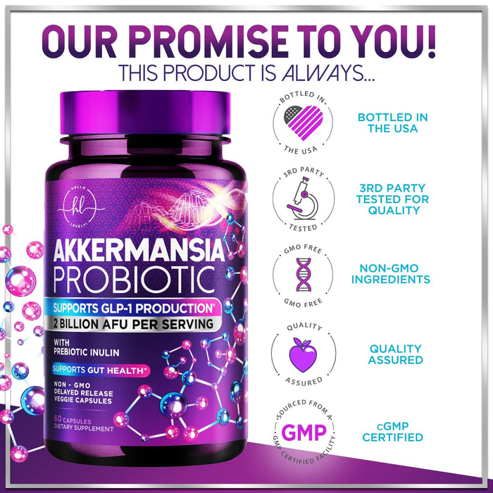 Akkermansia Muciniphila Probiotic – 60 Capsules