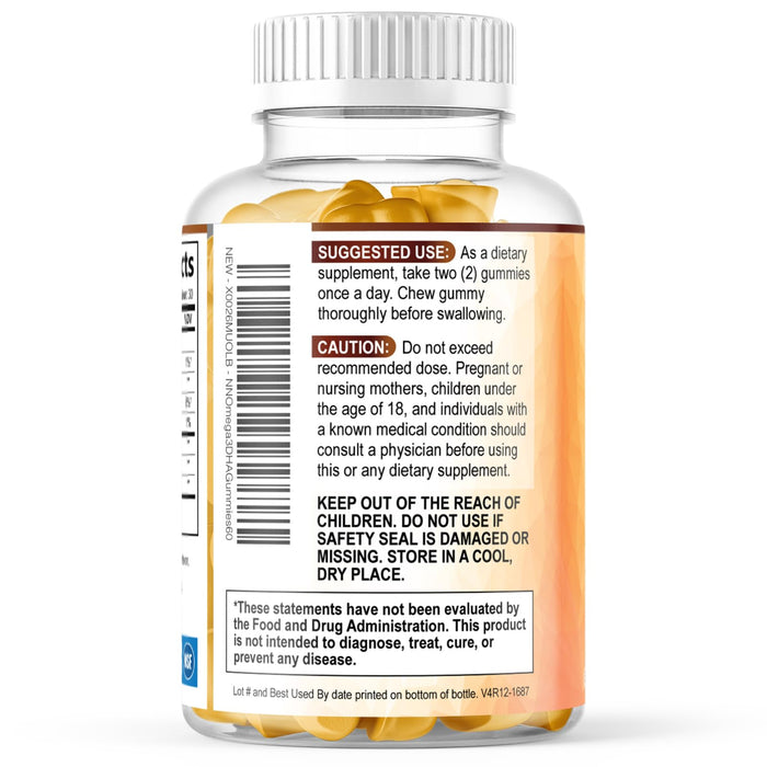 Omega-3 Fish Oil – 60 Gummies