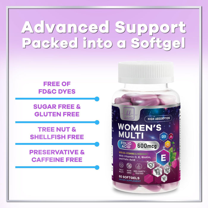 Women’s Daily Multivitamin – 60 Softgels