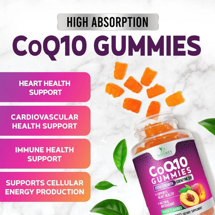 Nutrition CoQ10 Gummies 100mg – 120 Count