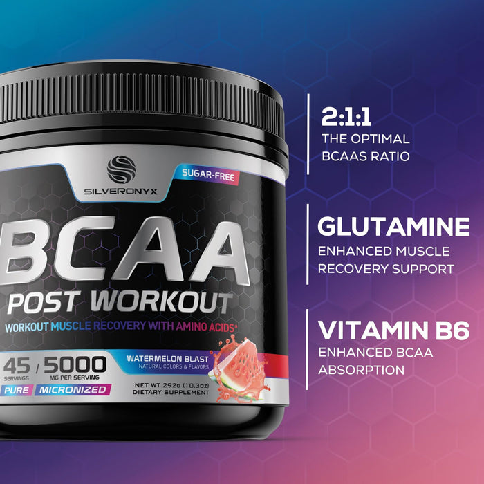 BCAA + L-Glutamine Recovery Powder – 45 Servings