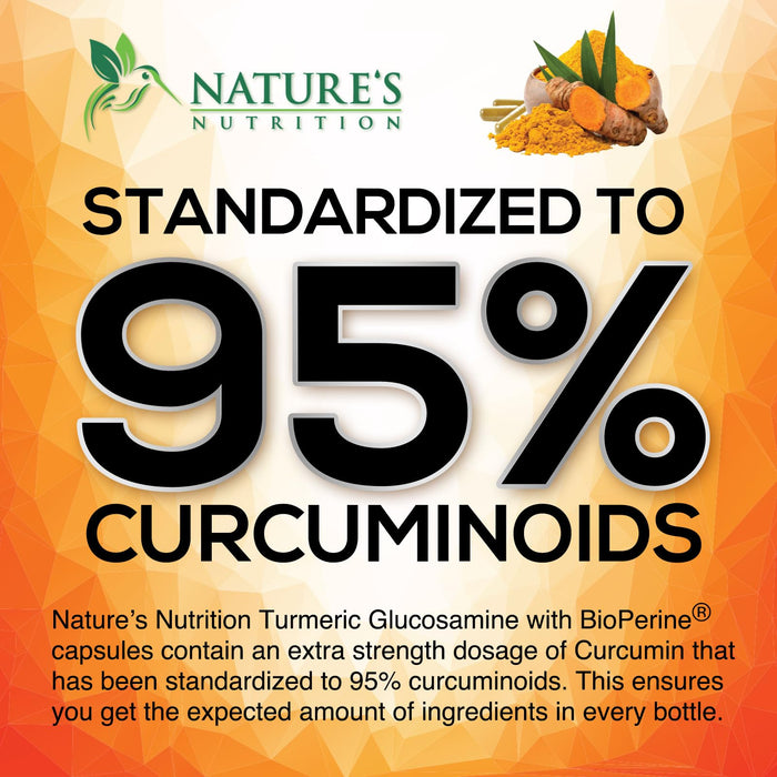 Turmeric Curcumin 2000mg with Glucosamine Chondroitin & Ginger – 60 Capsules