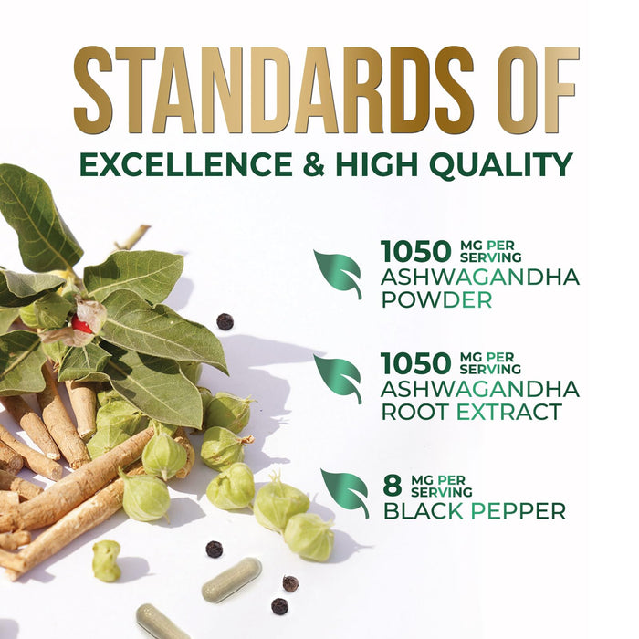 Ashwagandha Capsules – 2100mg – 120 Capsules