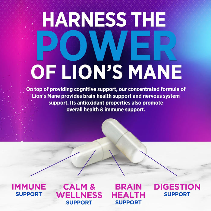 Lions Mane Mushroom – 60 Capsules