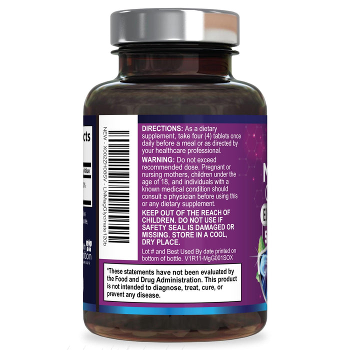 Magnesium Glycinate 250mg – 120 Tablets