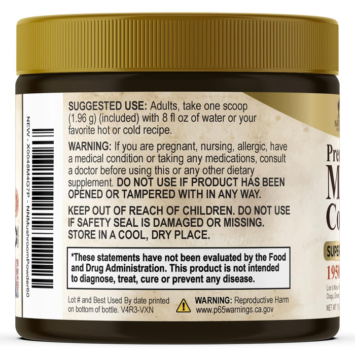 Mushroom Powder – 60 Servings
