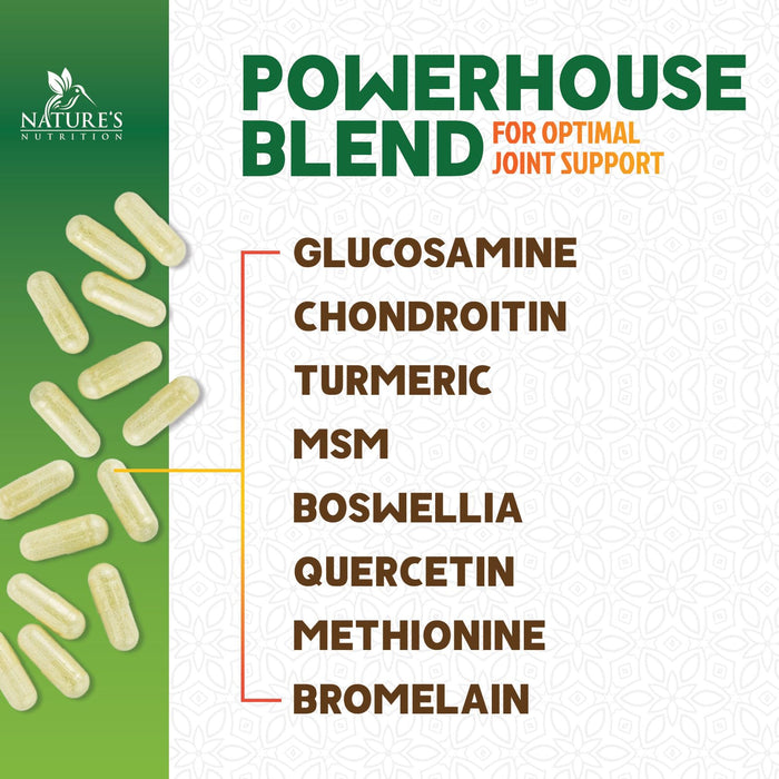 Glucosamine Chondroitin MSM 2100mg Complex – 60 Capsules