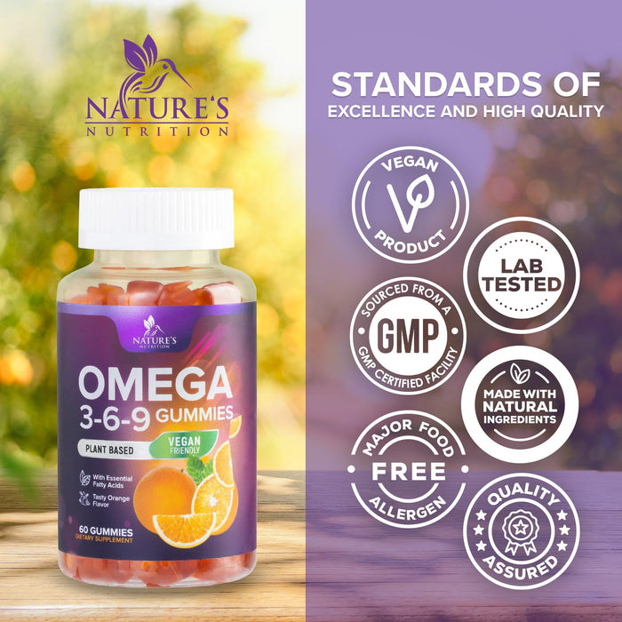 Omega-3 6 9 Vegan Gummies – 60 Gummies