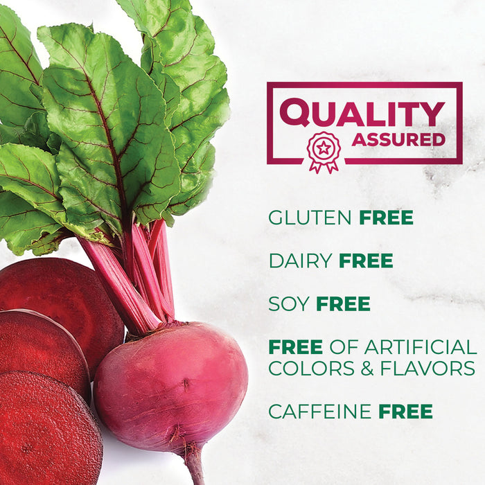 Beet Chews - Extra Strength Beet Root Chewables with Grape Seed Extract Supports Heart Health & Energy with Powerful Antioxidants - Nature's Beetroot Nitric Oxide Supplement - 60 Vegan Soft Chews