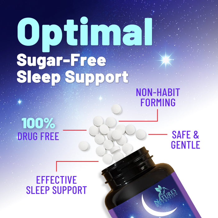 Fast Dissolve Melatonin 10mg, Sleep Support for Adults, Melatonin Sleep Supplement for a Sleep-Promoting Restful Sleep, Non-Habit Forming, 100% Drug Free, Berry Flavored